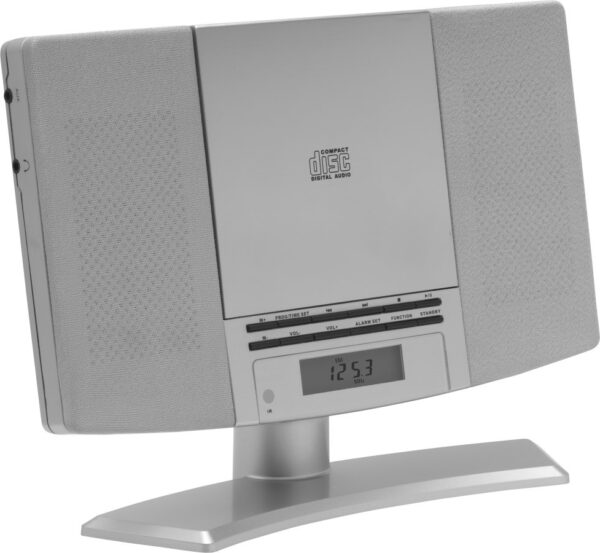 Mikro wieża Denver MC-5220 Odtwarzacz CD, Radio FM, Srebrny - obrazek 6