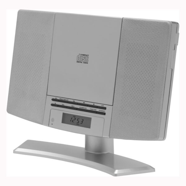 Mikro wieża Denver MC-5220 Odtwarzacz CD, Radio FM, Srebrny