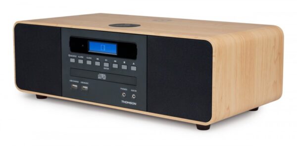 Mikro wieża Thomson MIC202IBT z Bluetooth i ładowarką indukcyjną do telefonu radio FM z RDS odtwarza CD/MP3 - obrazek 4