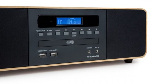 Mikro wieża Thomson MIC202IBT z Bluetooth i ładowarką indukcyjną do telefonu radio FM z RDS odtwarza CD/MP3 - obrazek 6