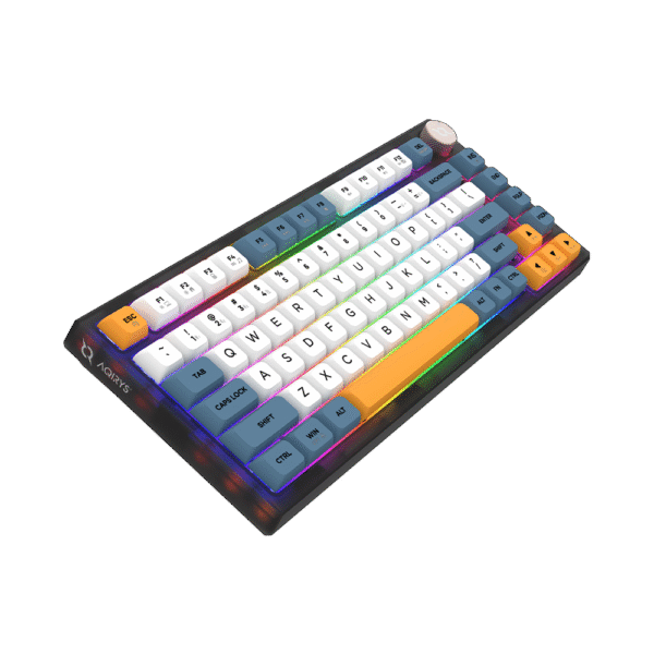 AQIRYS Klawiatura mechaniczna 75%/82 klawiszy Dual Mode: Wirelles&BT+Wired LIBERTAS black - obrazek 9