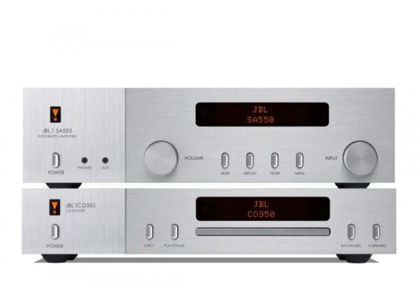 JBL SA550 Classic wzmacniacz stereo + JBL CD350 Classic odtwarzacz CD - wysokiej jakości zestaw stereo