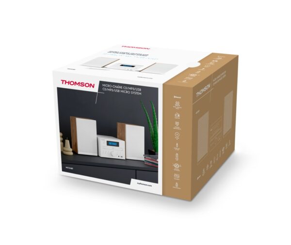 Thomson MIC121BT - mikrowieża z Bluetooth, CD, USB, FM - obrazek 7