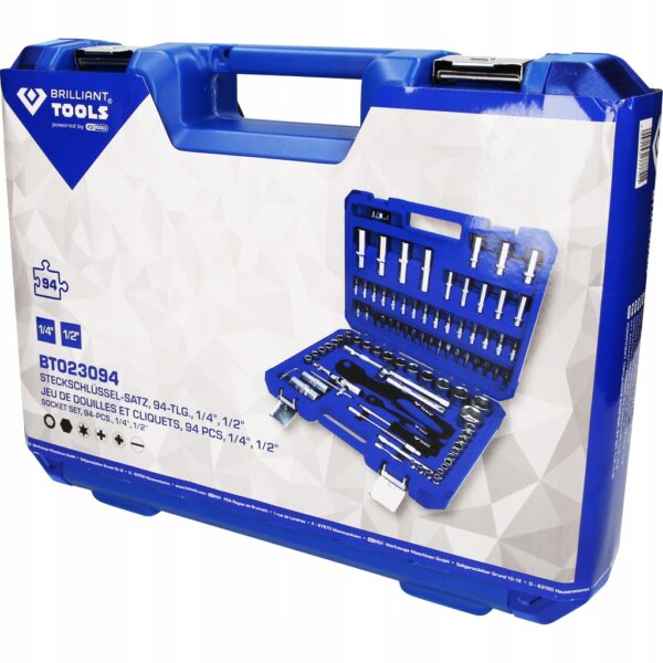 Zestaw kluczy nasadowych, 94-szt., 1/4", 1/2"  KSTOOLS - obrazek 10