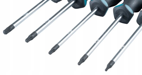 Zestaw wkrętaków 5 elementów TORX, T10-T30 MAKITA - obrazek 2