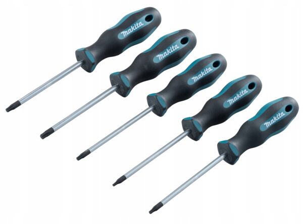 Zestaw wkrętaków 5 elementów TORX, T10-T30 MAKITA - obrazek 3