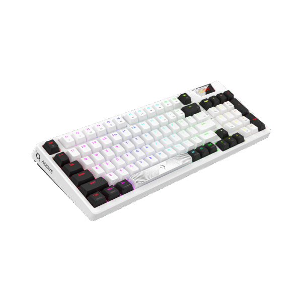 AQIRYS Klawiatura mechaniczna 96%/95 klawiszy przewodowa ADARA white/black - obrazek 9