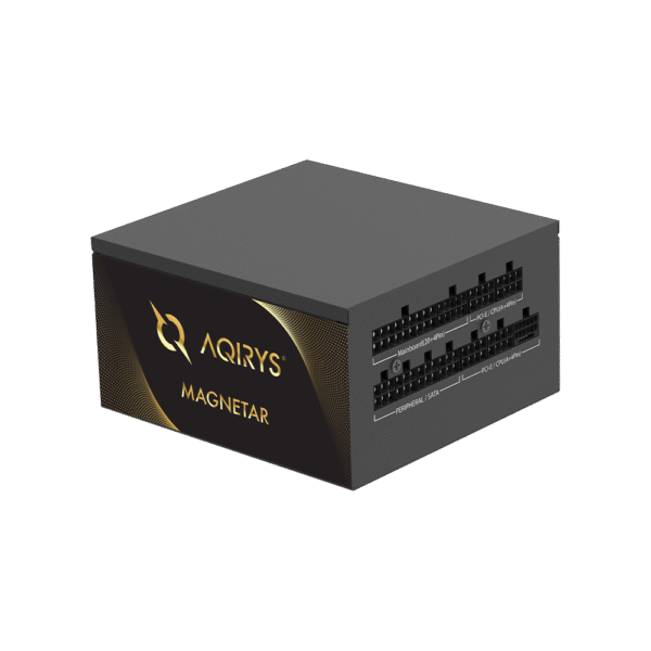 AQIRYS Zasilacz ATX / 80 Plus Gold Certified MAGNETAR 750W PCIe 5.0 8YW black - obrazek 3