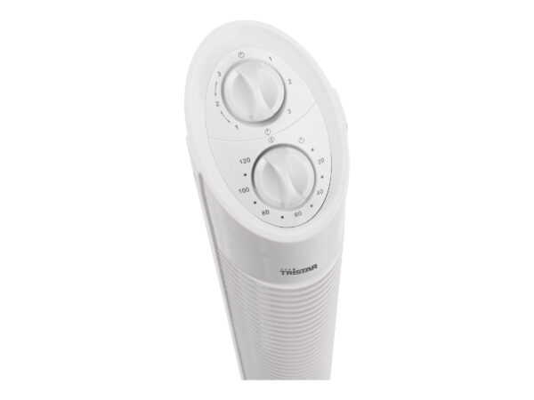 Wentylator Wieżowy Tristar VE-5905, 30W, 3 Prędkości, Biały, Oszczędność Miejsca - obrazek 13