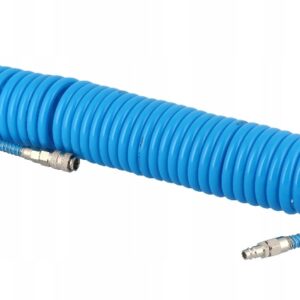 WĄŻ PNEUMATYCZNY SPIRALNY PU UZBROJONY 10M FI 12X8MM PRZEWÓD CIŚNIENIOWY