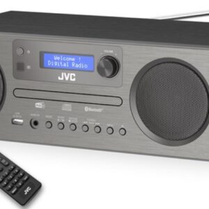 Odtwarzacz JVC RD-E861B-DAB wieża z Bluetooth DAB+ AUX USB, pilot
