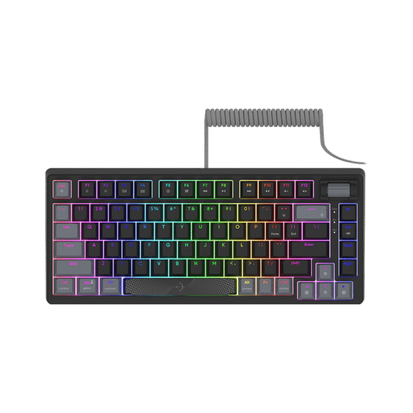AQIRYS Klawiatura mechaniczna 75%/81 klawiszy przewodowa ADARA MINI black/grey - obrazek 13