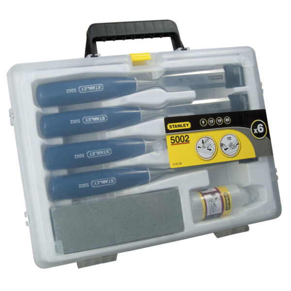 Zestaw dłut Stanley 5002 Drewno 6, 12, 18, 25 mm 4 Części - obrazek 2