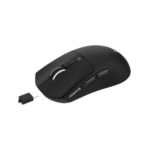 AQIRYS Myszka Dual Mode: Wirelles+Wired ZEPHYR black - obrazek 4