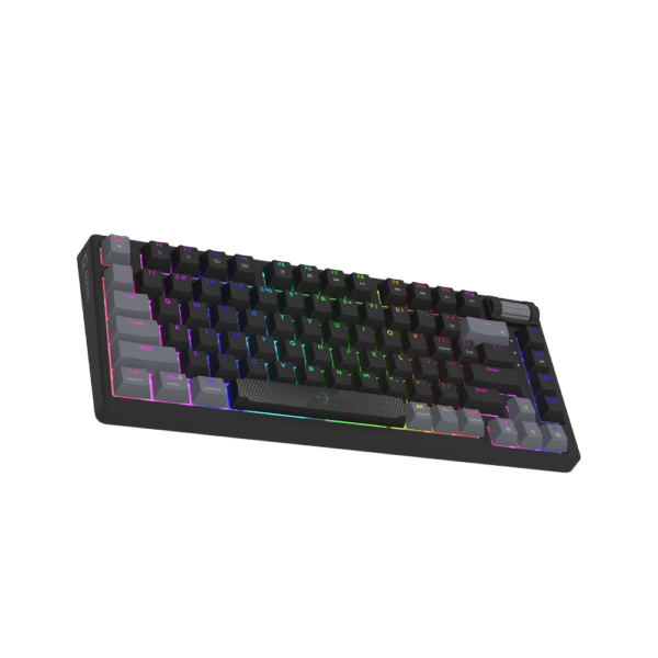 AQIRYS Klawiatura mechaniczna 75%/81 klawiszy przewodowa ADARA MINI black/grey - obrazek 3
