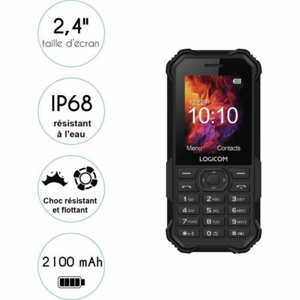 Telefon komórkowy Logicom XTREM 40 Czarny 2,4" - obrazek 3
