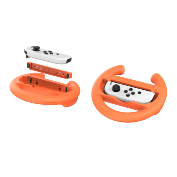 YAXO Uchwyt do Joy-Con WHEELS SET do NS/NS2 Inferno Orange&Hydro Blue - obrazek 15