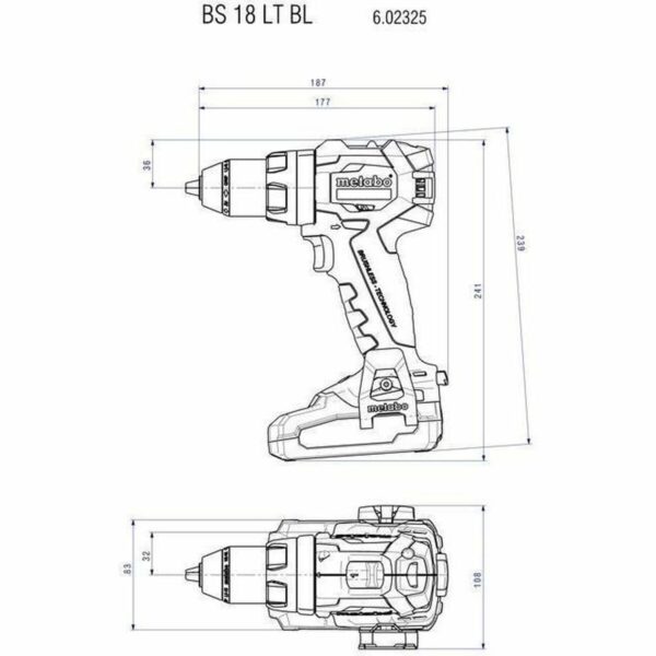 Zestaw wiertło i akcesoria Metabo 685208650 18 V - obrazek 4