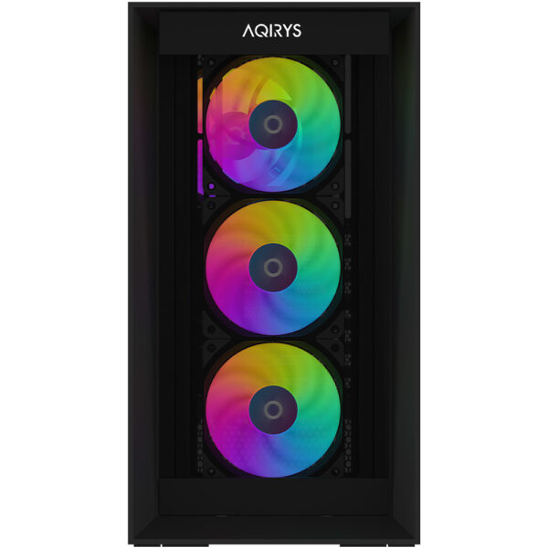 AQIRYS Obudowa do komputera XO-1 ARGB black - obrazek 3