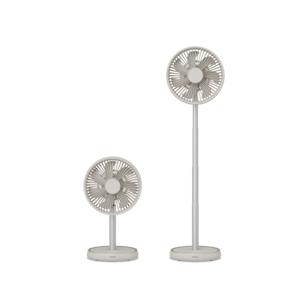 Wentylator Podłogowy Duux Rize Flex, Greige, 21 cm, 4 Prędkości, Oscylacja - obrazek 3