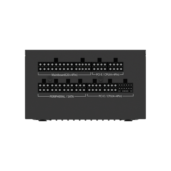 AQIRYS Zasilacz ATX / 80 Plus Gold Certified MAGNETAR 750W PCIe 5.0 8YW black - obrazek 4