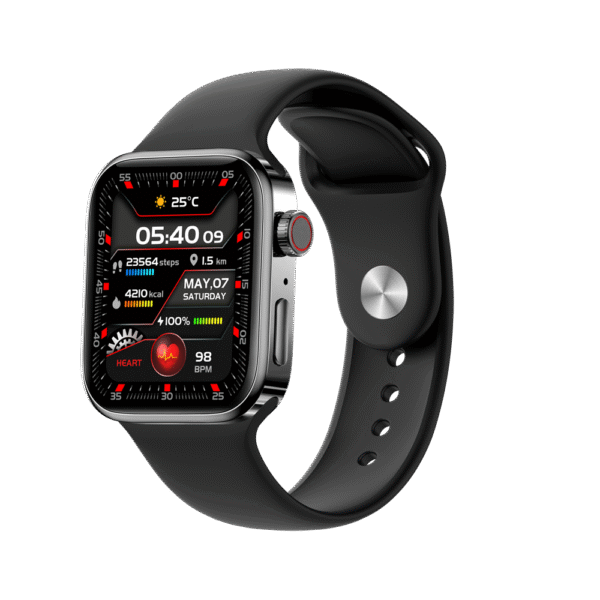 YAXO Smartwatch TAMPA Titanium Black - obrazek 2