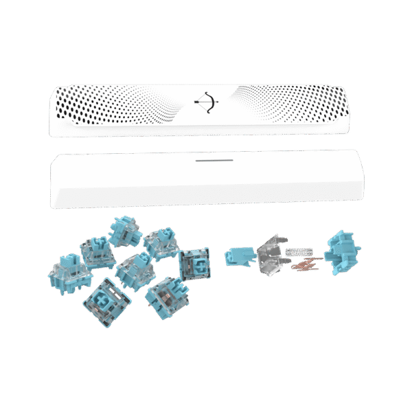AQIRYS Klawiatura mechaniczna 96%/95 klawiszy przewodowa ADARA white/black - obrazek 15