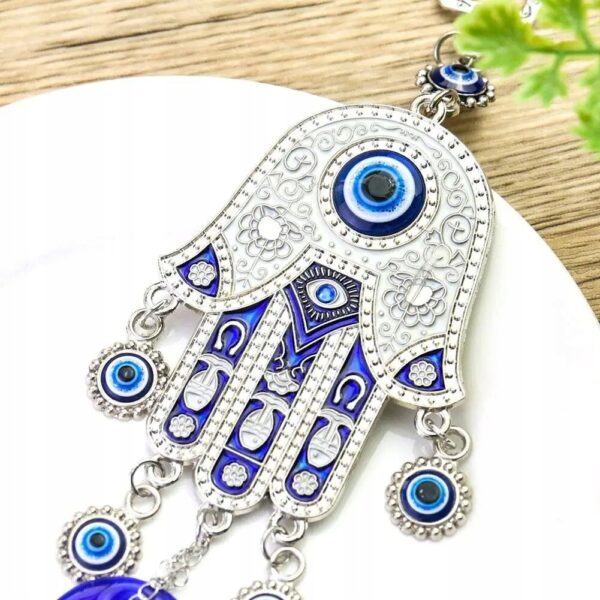 Zawieszka Oko proroka ręki Fatimy 195 mm amulet ochronny o symbolicznym znaczeniu i dekoracyjnym wyglądzie - obrazek 3