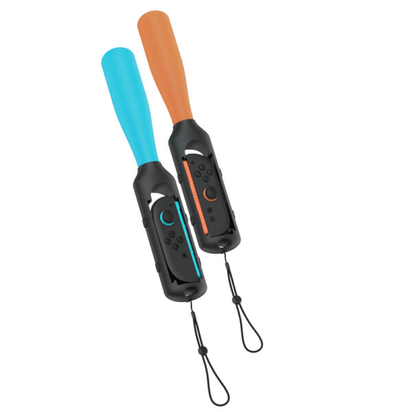 YAXO Uchwyt do Joy-Con BASEBALL SET do NS/NS2 Inferno Orange&Hydro Blue - obrazek 6