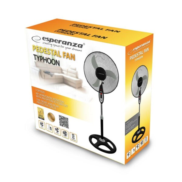 Wentylator stołowy Esperanza EHF002KE Czarny 50 W - obrazek 2