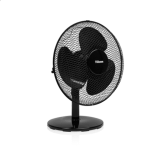 Wentylator biurkowy Tristar VE-5725, 30 cm, czarny, oscylacja, 3 prędkości