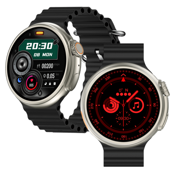 YAXO Smartwatch OXNARD Titanium Black - obrazek 3