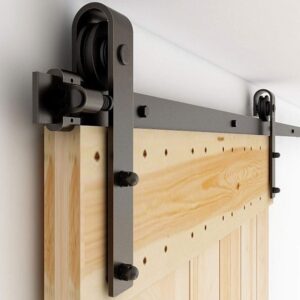 Zestaw szyny drzwi przesuwnych WOLFBIRD A55SFS barn door 167cm czarny 5,5ft