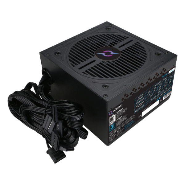 AQIRYS Zasilacz ATX / 80 Plus White Certified PULSAR SI 550W 3YW black - obrazek 2