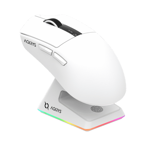 AQIRYS Myszka Dual Mode: Wirelles+Wired ZEPHYR white - obrazek 7