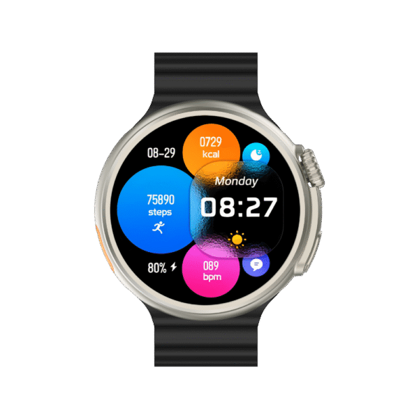 YAXO Smartwatch OXNARD Titanium Black - obrazek 6