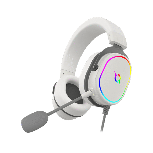 AQIRYS Słuchawki przewodowe ALTAIR 7.1 RGB white