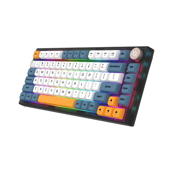 AQIRYS Klawiatura mechaniczna 75%/82 klawiszy Dual Mode: Wirelles&BT+Wired LIBERTAS black