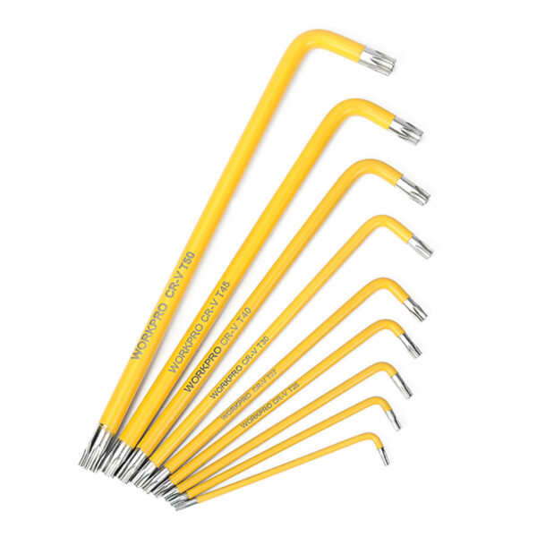 Zestaw Kluczy Torx Workpro Długi 9 Części - obrazek 3