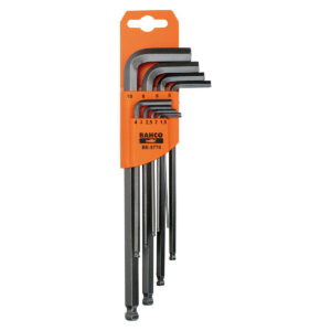 Zestaw Kluczy Imbusowych Bahco 1,5 mm - 10 mm 9 Części