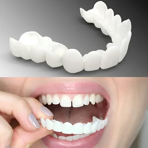 Zdejmowane licówki do zębów Snap On Smile zestaw góra i dół - obrazek 4