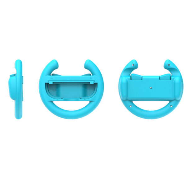 YAXO Uchwyt do Joy-Con WHEELS SET do NS/NS2 Inferno Orange&Hydro Blue - obrazek 2