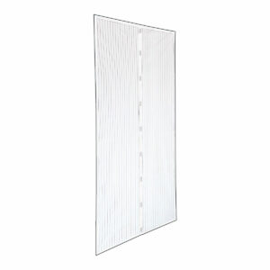 Zasłona Przeciw Owadom IRS Biały 140 x 240 cm Magnes Drzwi Magnetyczny (2 Sztuk)