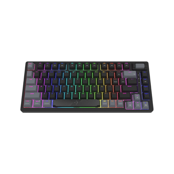 AQIRYS Klawiatura mechaniczna 75%/81 klawiszy przewodowa ADARA MINI black/grey - obrazek 4