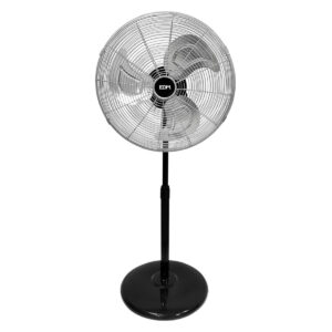 Wentylator stołowy EDM 33528 Czarny matowy 80 W Ø 50 cm przemysłowy