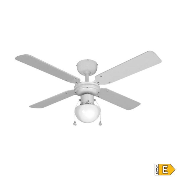 Wentylator sufitowy z oświetleniem EDM 33800 Caribe Biały 50 W - obrazek 2