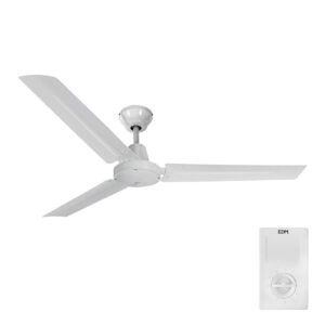 Wentylator sufitowy EDM 33982 Biały 60 W Ø 120 cm Mini przemysłowy