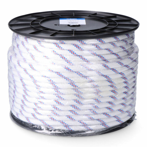 Sznurek EDM 87936 Driza Biały Poliester 14 mm x 100 m Pleciony - obrazek 3