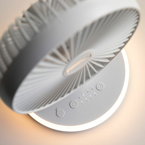Akumulatorowy wentylator biurkowy z diodami LED FanLed InnovaGoods Ø6,6'' 4000 mAh - obrazek 8