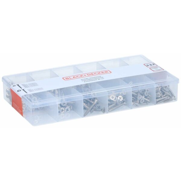 Zestaw śrub Black & Decker Phillips Drewno 332 Części - obrazek 2
